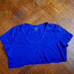 Electric Blue Crop Top